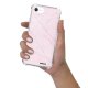 Coque iPhone 7/8/ iPhone SE 2020 anti-choc souple angles renforcés transparente Marbre rose Evetane.