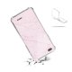 Coque iPhone 7 Plus / 8 Plus anti-choc souple angles renforcés transparente Marbre rose Evetane.