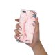 Coque iPhone 7 Plus / 8 Plus anti-choc souple angles renforcés transparente Marbre Fleurs Evetane.