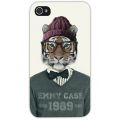 Coque compatible avec  iPhone 4/4s Tigre fashion