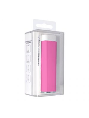 Batterie de secours rechargeable 2200 mAh - Rose