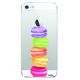 Coque iPhone 5/5s Transparent et violet