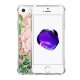 Coque iPhone 5/5S/SE anti-choc souple angles renforcés transparente Motifs Roses Evetane.