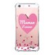 Coque iPhone 5/5S/SE anti-choc souple angles renforcés transparente Maman d'amour coeurs Evetane.