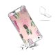 Coque iPhone 5/5S/SE anti-choc souple angles renforcés transparente Cactus motifs Evetane.