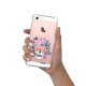 Coque iPhone 5/5S/SE anti-choc souple angles renforcés transparente Crâne floral Evetane.