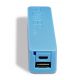 Batterie de secours PowerBank 2600 mAh - Bleu