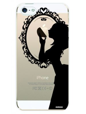 Coque iPhone 5/5s Noir et transparent