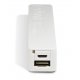 Batterie de secours PowerBank 2600 mAh - Blanc