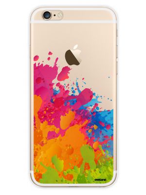 Coque iPhone 6 Orange et rose