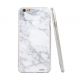 Coque glossy rigide Marbre White pour iPhone 6/6S