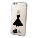 Coque transparente souple My Little Black Dress pour iPhone 6