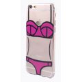 Coque silicone maillot rose pour Apple iPhone 6 et 6S