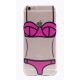 Coque silicone maillot rose pour Apple iPhone 6 et 6S