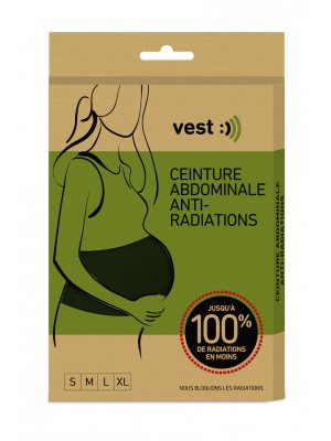 Vest Anti-radiation Belly Band - S - Black