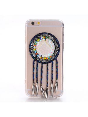 Coque Dream Catcher perles bleus et blanches pour Apple iPhone 6 Plus