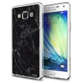 Coque Samsung Galaxy Grand Prime rigide transparente Marbre noir Dessin Evetane