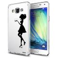 Coque Samsung Galaxy Grand Prime rigide transparente Silhouette Femme Dessin Evetane