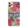 Coque iPhone 11 Pro 360 intégrale transparente Tropical Summer Tendance Evetane.