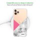 Coque iPhone 11 Pro 360 intégrale transparente Marbre rose et gris Tendance Evetane.