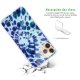 Coque iPhone 11 Pro Max 360 intégrale transparente Tie and Dye Bleu Tendance Evetane.