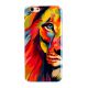 Pack essentiel pour iPhone 6+/6S+ : Coque Lion Color + Coque Fleur + Pochette Waterproof