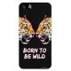 Pack essentiel pour iPhone 5/5S : Bumper Rose + Coque Vida Loca + Coque Born To Be Wild