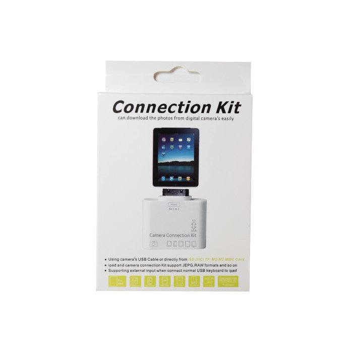 COQUEDISCOUNT Camera Connection Kit 5 en 1 pour iPad 1 / 2 / 3 / 4