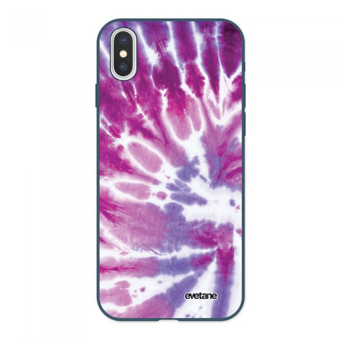 Coque iPhone X/ Xs Silicone Liquide Douce bleu nuit Tie Coque iPhone X/ Xs Silicone Liquide Douce bleu nuit Tie