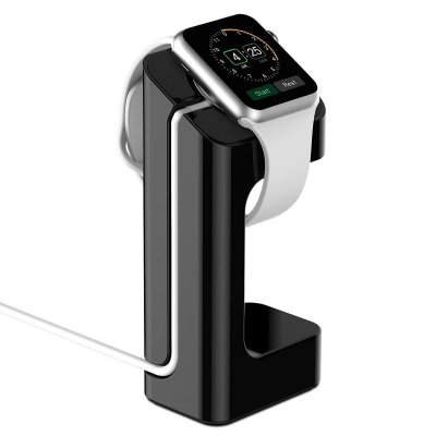 Support noir pour Apple Watch - Objet vendu seul sans l'Apple Watch