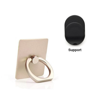 Support anneau or de rotation 360° pour Smartphones