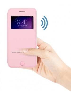 Etui tactile rose pour iPhone 6/6S
