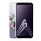Coque Samsung Galaxy A6 2018 360 intégrale transparente Panda Outline Tendance Evetane.