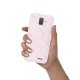 Coque Samsung Galaxy A6 2018 360 intégrale transparente Marbre rose Tendance Evetane.