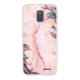 Coque Samsung Galaxy A6 2018 360 intégrale transparente Marbre Fleurs Tendance Evetane.