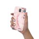 Coque Samsung Galaxy A6 2018 360 intégrale transparente Marbre Fleurs Tendance Evetane.
