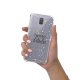 Coque Samsung Galaxy A6 2018 anti-choc souple angles renforcés transparente Poussière D'Etoiles Evetane.