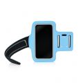 Brassard sport bleu compatible avec iPhone 5/5S + Rangement clef