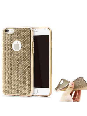 Coque silicone souple or pour iPhone 6/6S