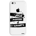Coque iPhone 5C rigide transparente Jolie Mignonne et chiante Dessin Evetane