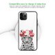 Coque en verre trempé iPhone 11 Pro Max Leopard Couronne Ecriture Tendance et Design Evetane.