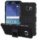 Coque anti-choc noire avec stand pour Samsung Galaxy S6