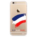 Coque iPhone 6/6S rigide transparente France Dessin Evetane