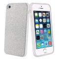 Muvit Life Bling Glitter Coque Pailletee Silver Apple Iphone 5s/se
