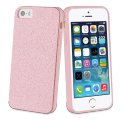 Muvit Life Bling Glitter Coque Pailletee Rose Apple Iphone 5s/se