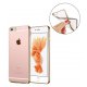 Coque silicone souple transparente avec bumper gold pour iPhone 6/6S