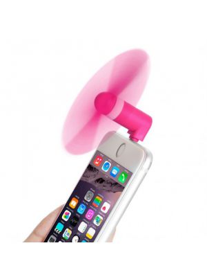 Mini ventilateur Rose Lightning pour iPhone 5/5C/5S/6/6S/6+/6S+