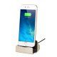 Dock de chargement et de synchronisation Lightning Gold pour iPhone 5/5C/5S/6/6S/6+/6S+
