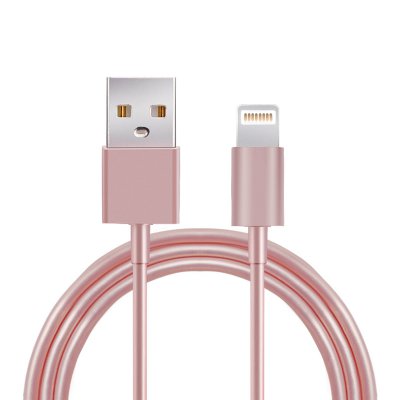 Câble USB Lightning Rose Gold pour iPhone 5/5C/5S/6/6S/6+/6S+ & iPad 4/Mini/Air