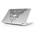 Coque transparente Mandala pour MacBook Air 13"